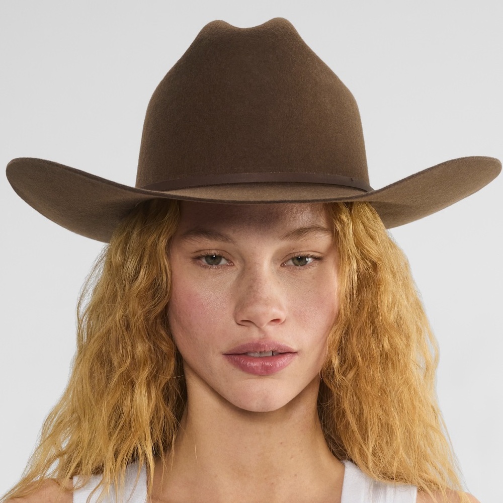 Aritzia Wildwest Cattleman Cowboy Hat